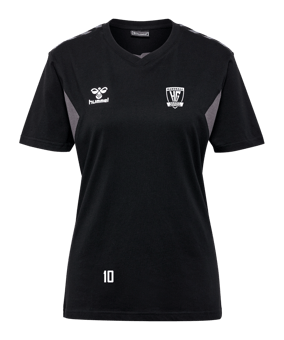 Hummel AUTHENTIC CO T-Shirt Damen Schwarz F2001