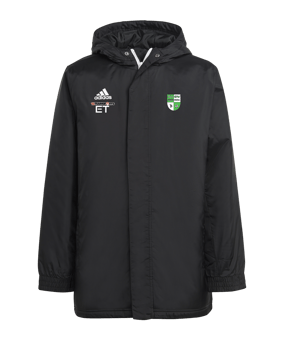 adidas Entrada 22 Stadium Jacke Kids Schwarz