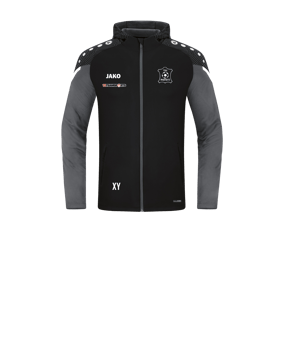 JAKO Performance Kapuzenjacke Kids Schwarz F804