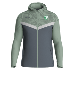 JAKO Icon Kapuzenjacke Grau Grün F852
