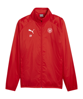PUMA teamGOAL Allwetterjacke Rot Weiss F01