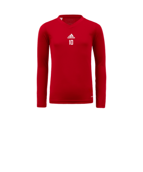adidas Team Base Top langarm Kids Rot