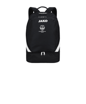 JAKO Iconic Rucksack mit Bodenfach Schwarz F800