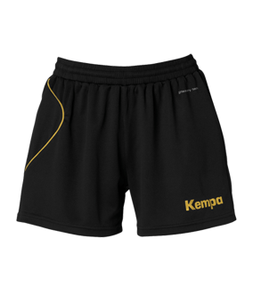 Kempa Curve Short Hose kurz Damen Schwarz Gold F05 - schwarz