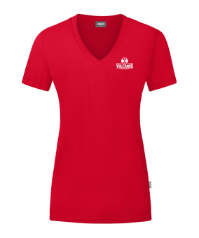 JAKO Organic T-Shirt Damen Rot F100