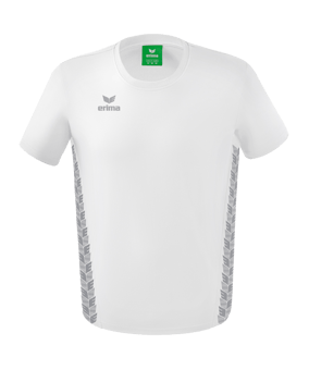 Erima Team Essential T-Shirt Weiss Grau - weiss