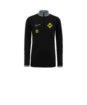 Nike Academy 25 Drill Top Sweatshirt Kids Schwarz F010