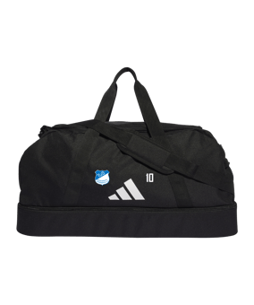 adidas Tiro League Duffel Bag Gr. L Schwarz Weiss