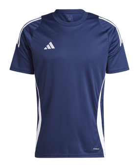 adidas Tiro 24 Trikot Dunkelblau Weiss - blau
