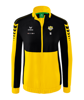 Erima Six Wings Präsentationsjacke Damen Gelb