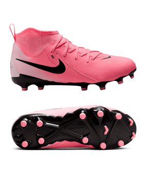 Nike Jr Phantom Luna II Academy FG/MG Mad Brilliance Kids Rot Schwarz F600 - rot