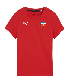PUMA teamGOAL Casuals T-Shirt Damen Rot F01