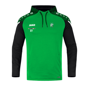JAKO Performance Hoody Grün Schwarz F221