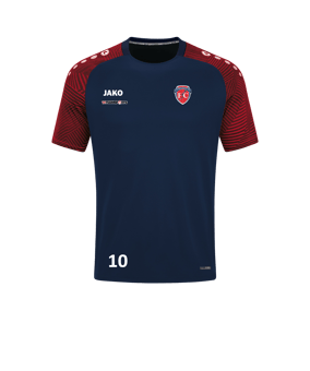 JAKO Performance T-Shirt Dunkelblau Rot F909