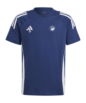 adidas Tiro 24 T-Shirt Kids Blau Weiss