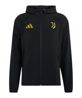 adidas Juventus FC Tiro Travel Windjack Zwart - zwart