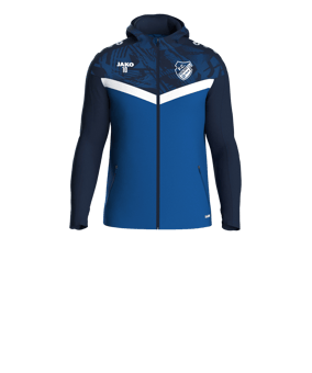 JAKO Iconic Kapuzenjacke Kids Blau F403