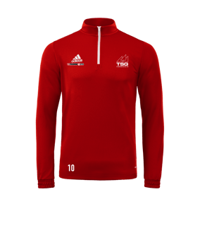 adidas Entrada 22 HalfZip Sweatshirt Rot