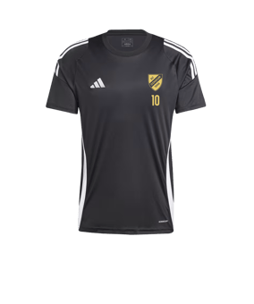 adidas Tiro 24 Trikot Schwarz Weiss