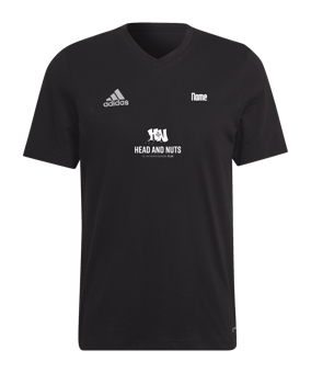 adidas Entrada 22 T-Shirt Schwarz