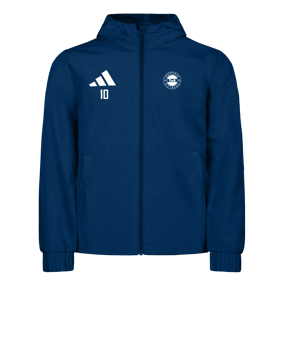 adidas Entrada 26 Regenjacke Dunkelblau