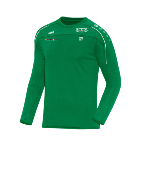 JAKO Classico Sweatshirt Grün Weiss F06