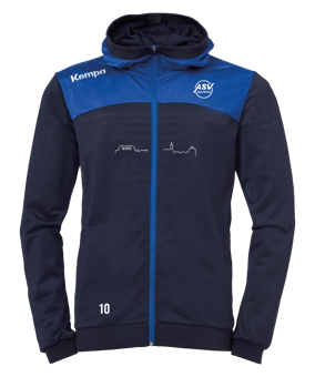 Kempa Emotion 2.0 Kapuzenjacke Kids Blau F13