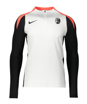 Nike SC Freiburg Drill Top Sweatshirt Weiß F100 - weiss