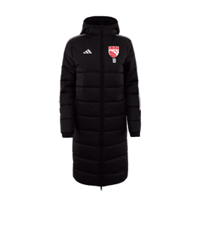 Veste longue de coach adidas Tiro 24 noir blanc 