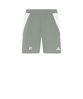 adidas Tiro 24 Short Grau Weiss