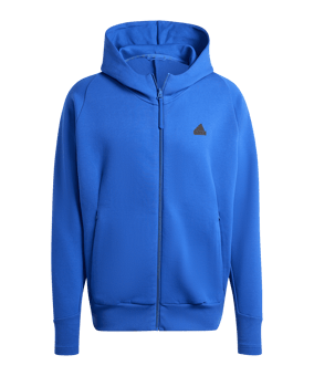 adidas Z.N.E. Premium Full-Zip Hooded Track Jacket Blue - blau