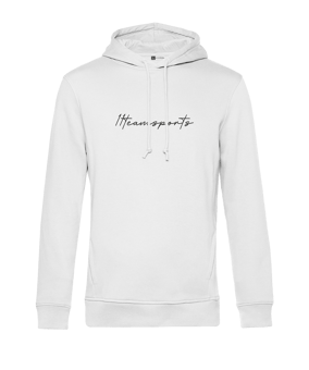 11teamsports Handwriting Hoody Weiss Schwarz - weiss