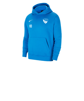 Nike Park 20 Fleece Hoody Kids Blau Weiss F463