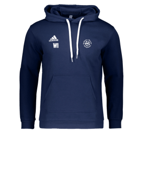 adidas Entrada 22 Hoody Blau