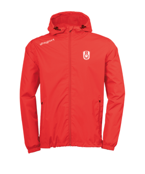 uhlsport Essential Regenjacke Kids Rot Weiss F03 