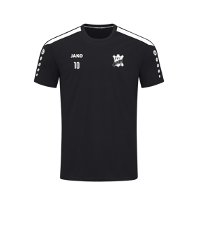 JAKO Power T-Shirt Schwarz Weiss F800