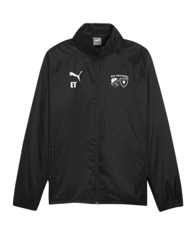 PUMA teamGOAL Allwetterjacke Schwarz Weiss F03