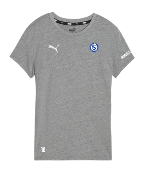PUMA teamGOAL Casuals T-Shirt Damen Grau F33