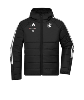 adidas Tiro 24 Winterjacke Schwarz Weiss