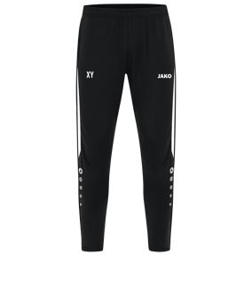 JAKO Power Trainingshose Schwarz Weiss F802