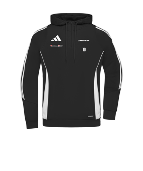 adidas Tiro 24 Hoody Schwarz Weiss 