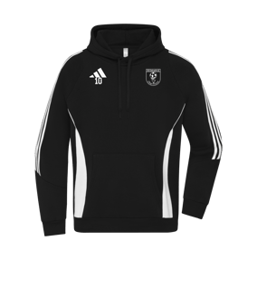 adidas Tiro 24 Hoody Schwarz Weiss