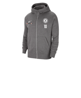 Nike Park 20 Fleece Kapuzenjacke Kids Grau F071
