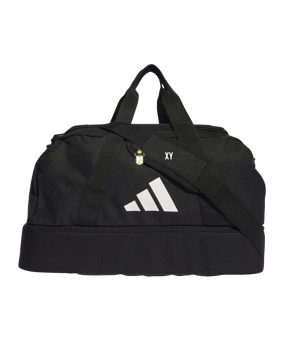 adidas Tiro League Duffel Bag Gr. S Schwarz Weiss
