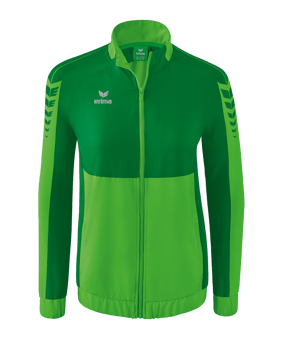 Erima Six Wings Präsentationsjacke Damen Grün - gruen