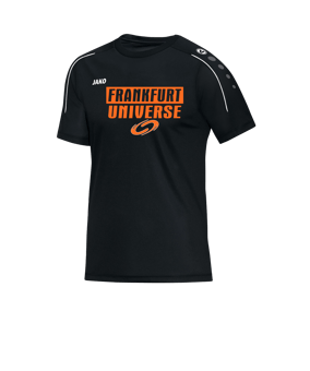 JAKO Classico T-Shirt Schwarz Weiss F08