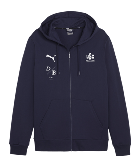 PUMA teamGOAL Casuals Kapuzenjacke Kids Blau F06