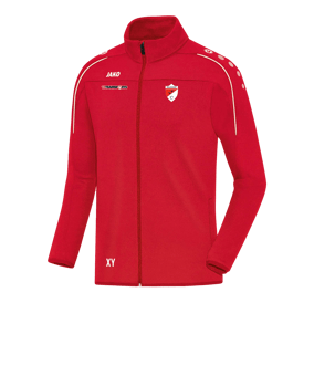 JAKO Classico Trainingsjacke Rot Weiss F01