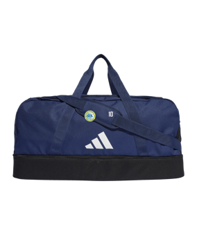 adidas Tiro League Duffel Bag Gr. L Blau Weiss