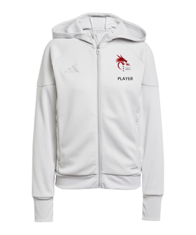 adidas Tiro 25 Travel Kapuzenjacke Damen Grau